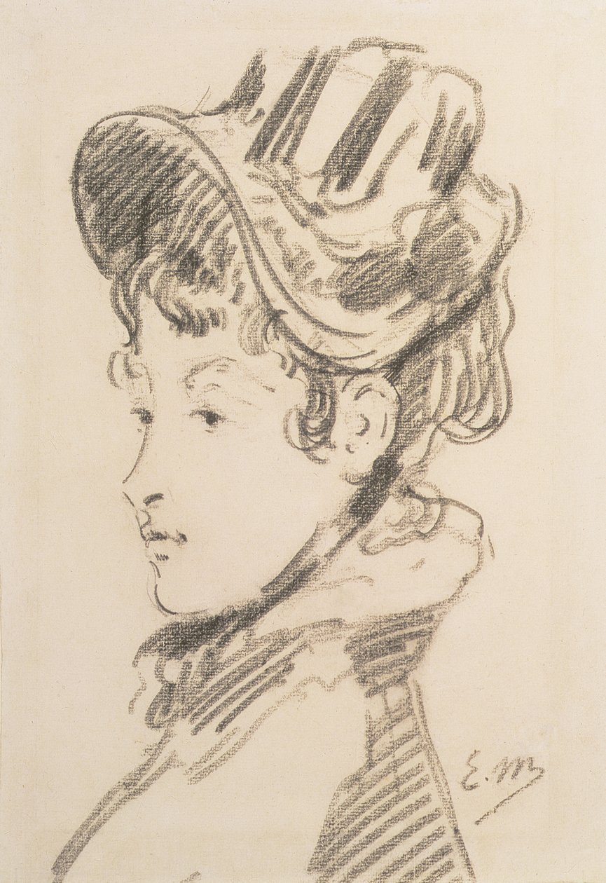 Portrait de Madame Jules Guillemet, c.1880 - Édouard Manet