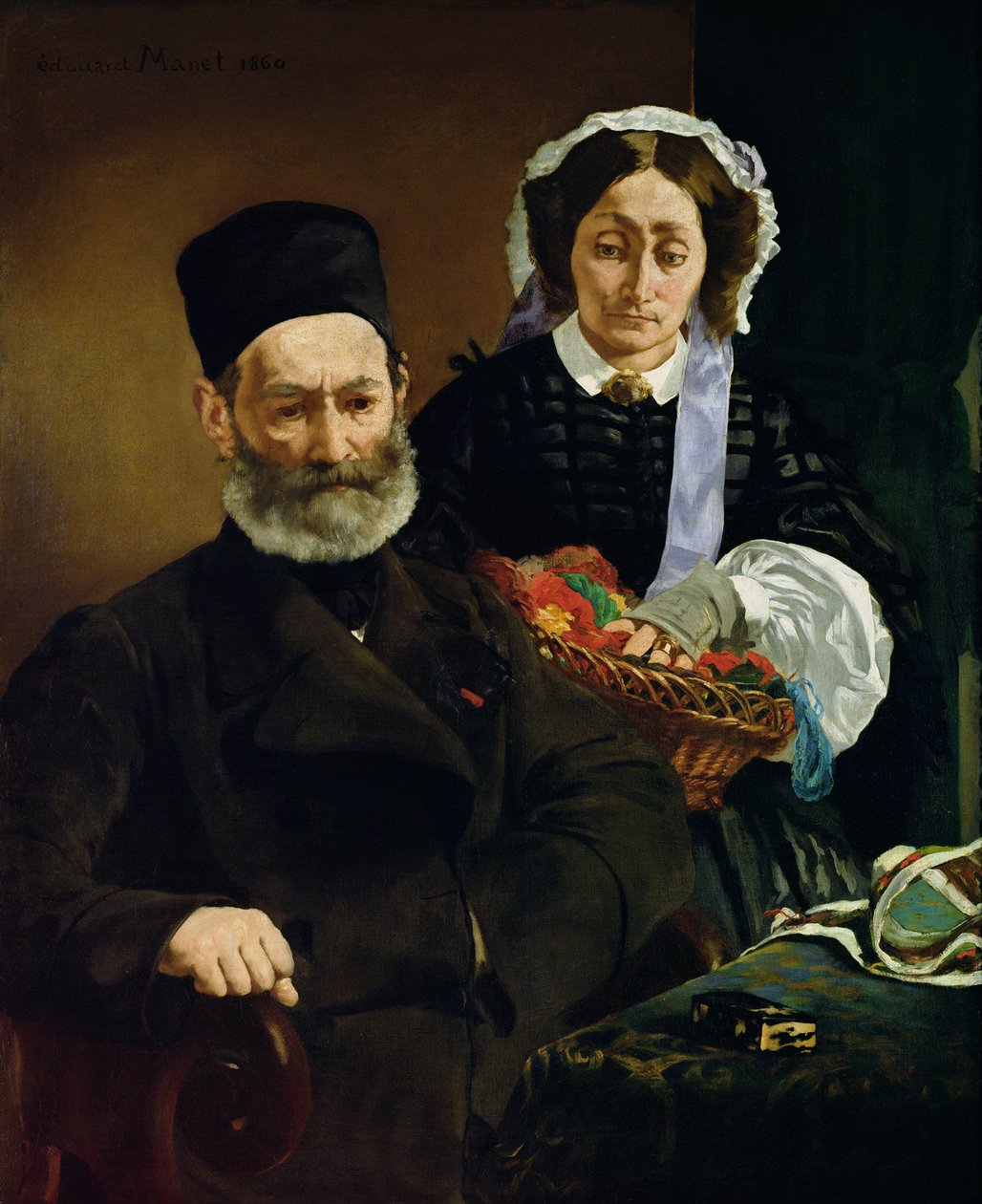 Portrait de Monsieur et Madame Auguste Manet - Édouard Manet