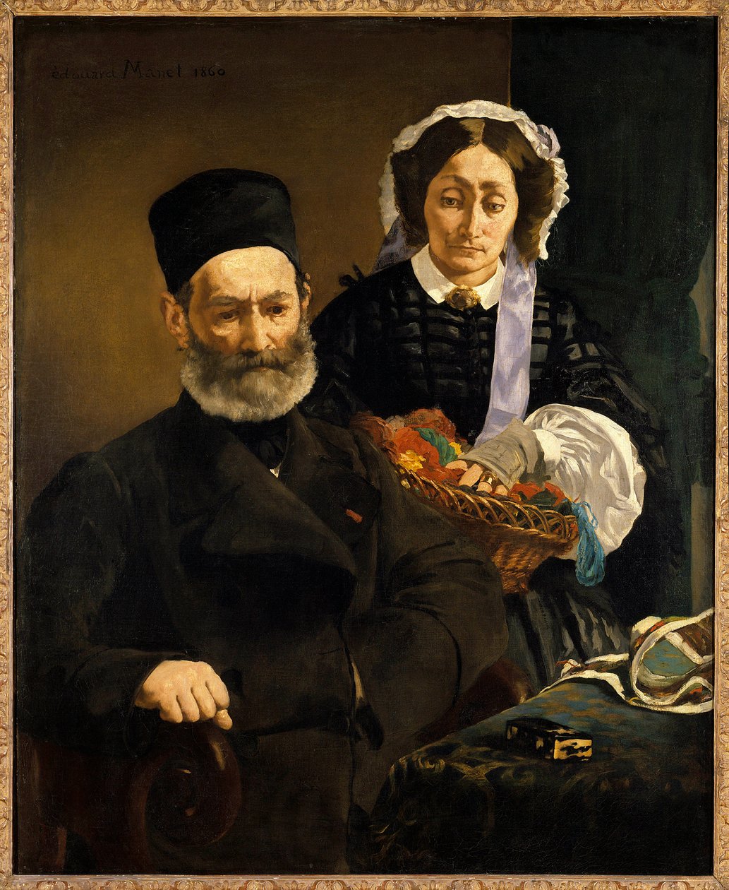 Portraits de Monsieur et Madame Auguste Manet, parents de l