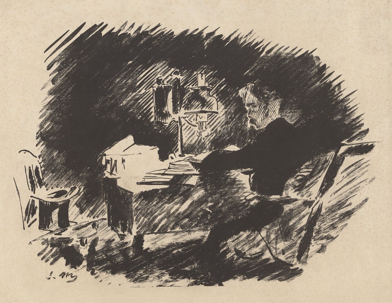 Sous la lampe, de la traduction par Stéphane Mallarmé du Corbeau d