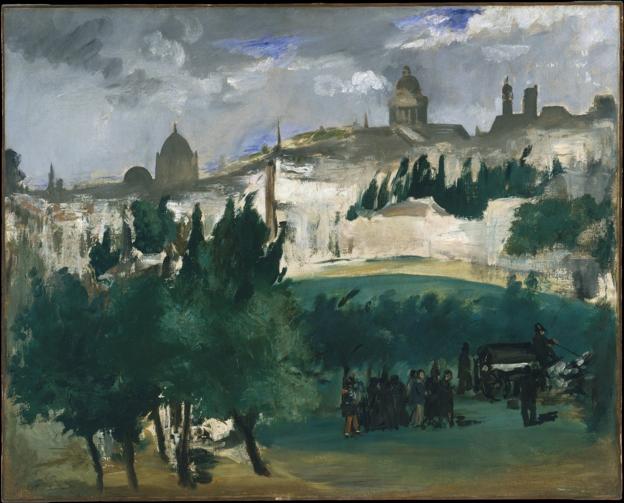 Les funérailles - Édouard Manet