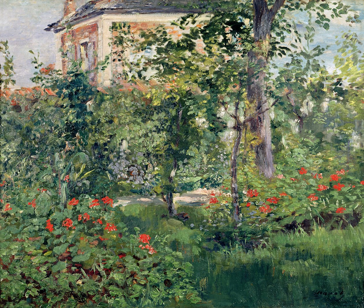 Le Jardin à Bellevue, 1880 - Édouard Manet