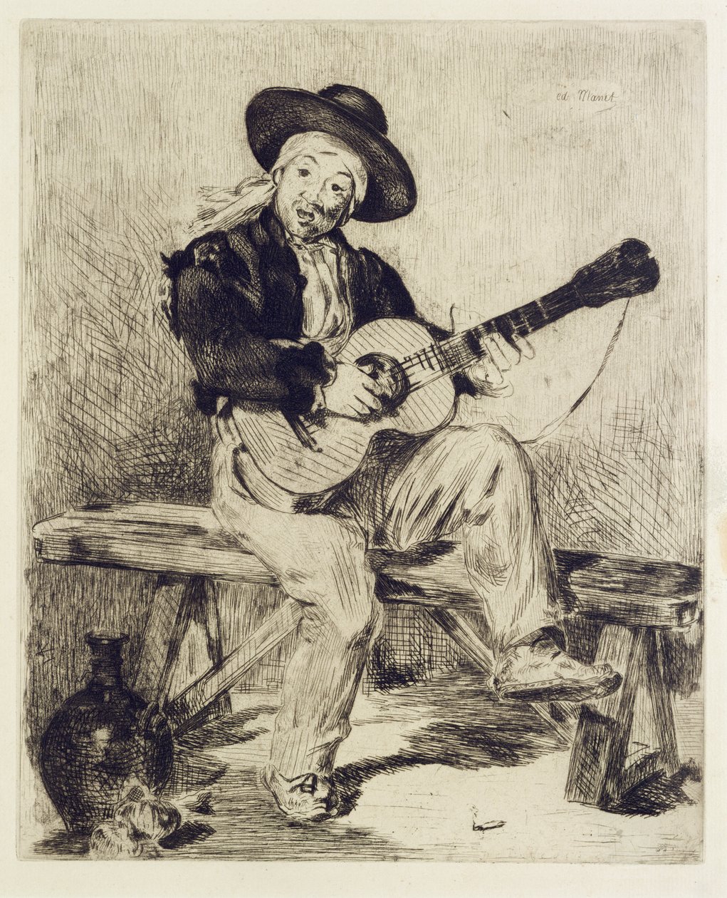 Le guitariste - Édouard Manet