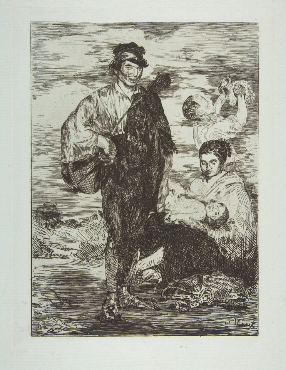 Les Gitans (Les Gitanos) - Édouard Manet