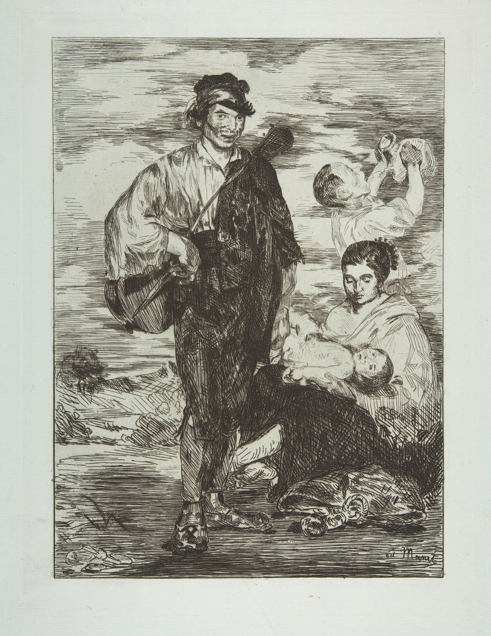Les Gitans - Édouard Manet
