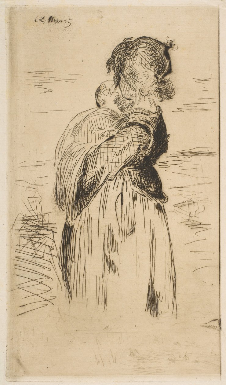 La Petite Fille - Édouard Manet
