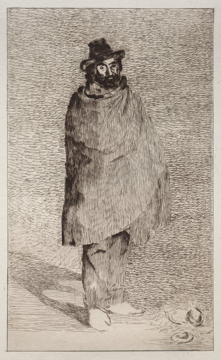 Le philosophe (eau-forte et pointe sèche) - Édouard Manet
