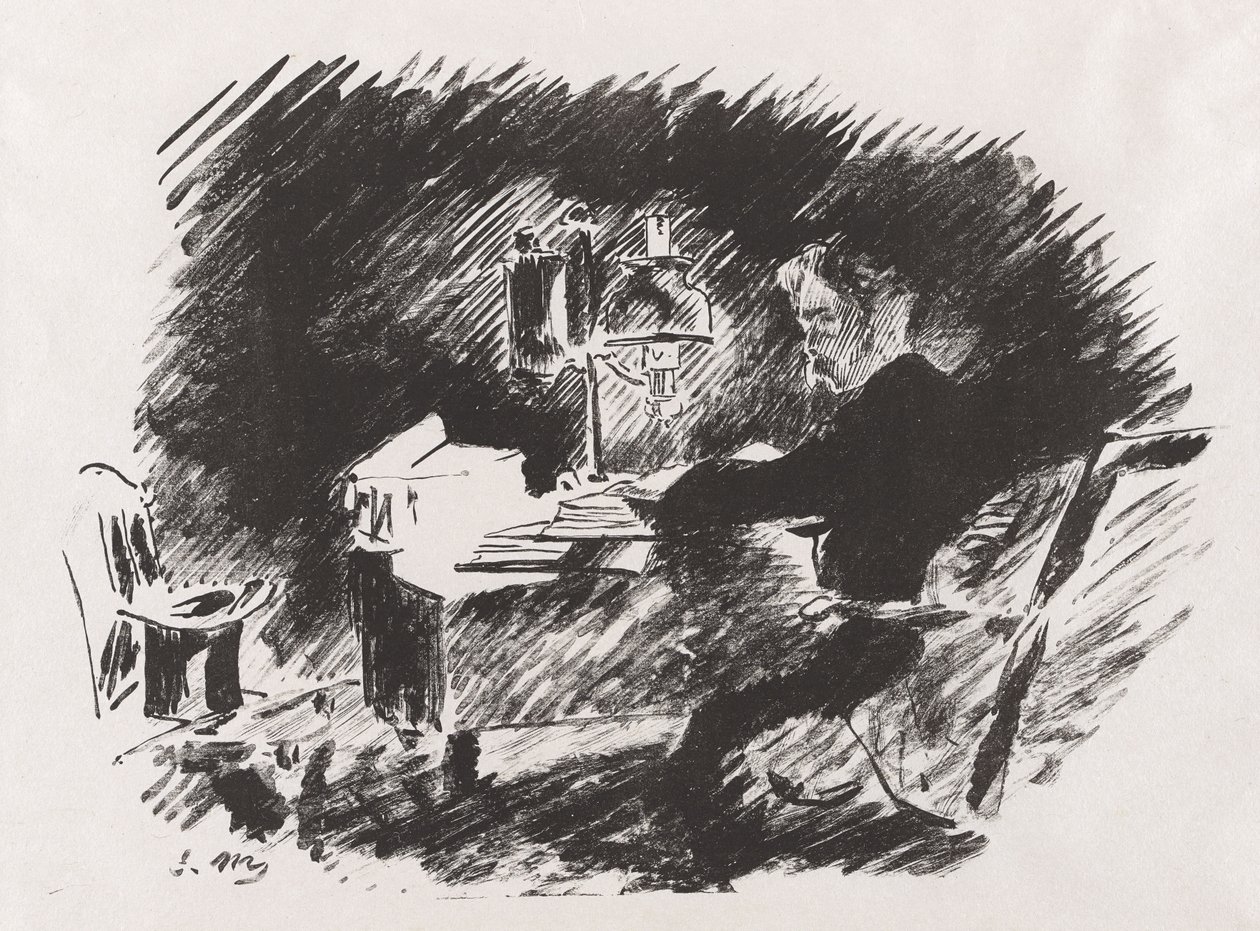 Sous la lampe, de la traduction par Stéphane Mallarmé du Corbeau d