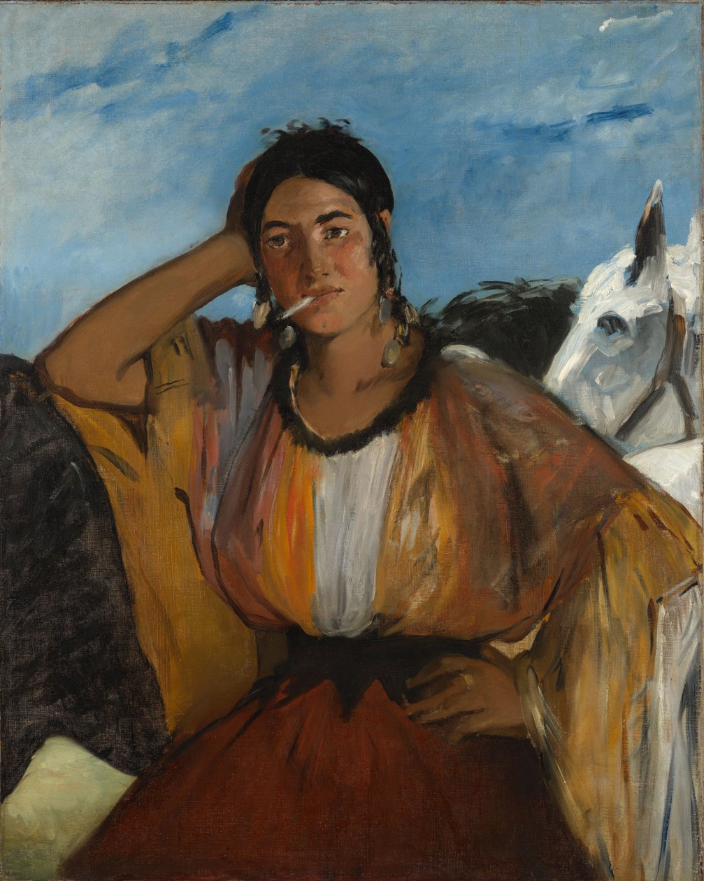 Femme à la cigarette - Édouard Manet