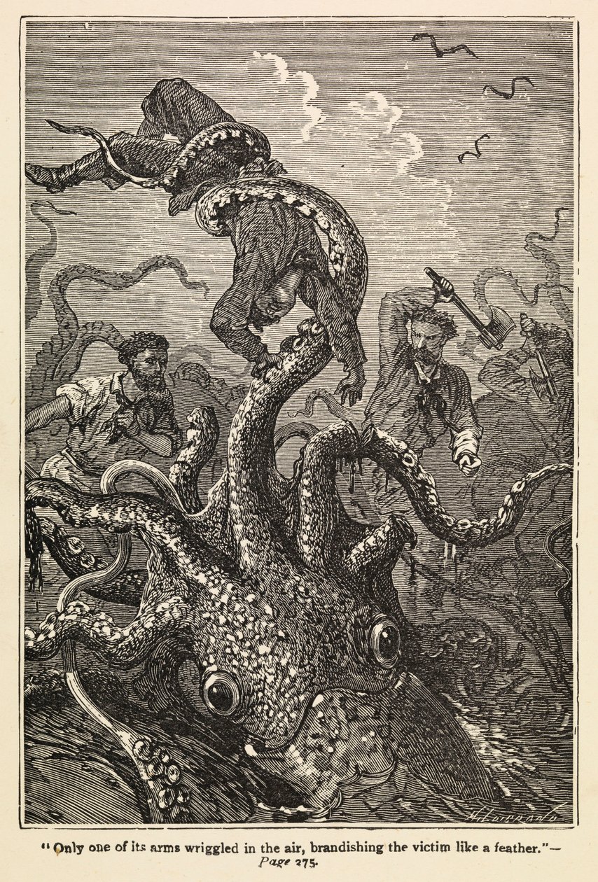 Vingt mille lieues sous les mers - Edouard & Neuville Alphonse Marie Adolphe de (1835 85) Riou
