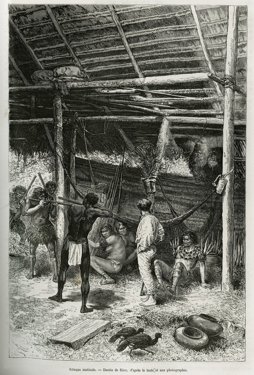 Attaque matinale de la hutte de l