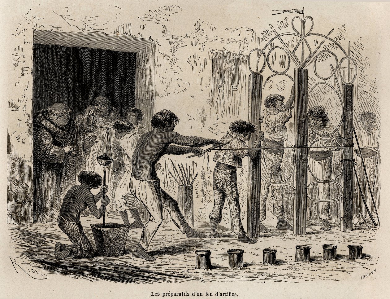 La préparation des feux d