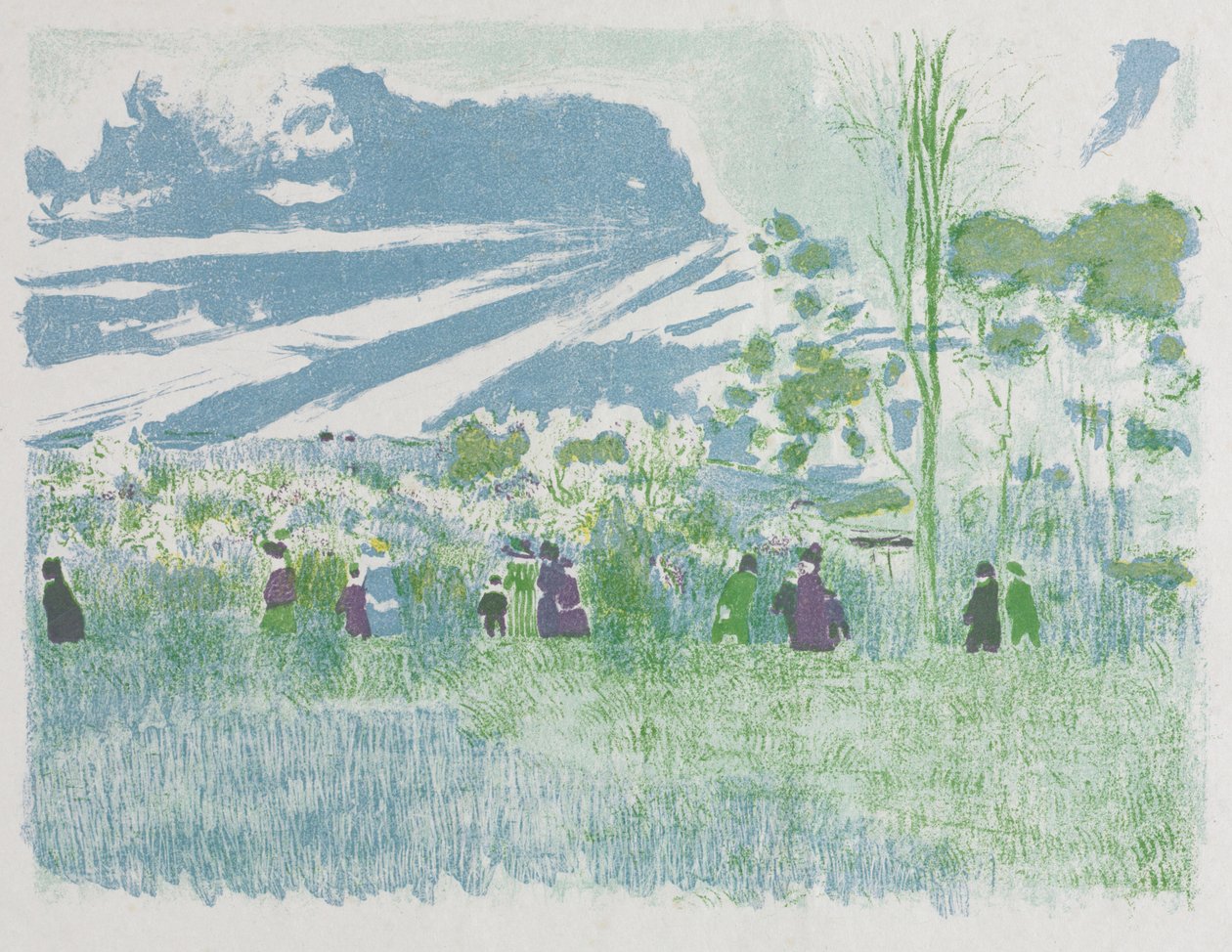 À travers les champs - Edouard Vuillard