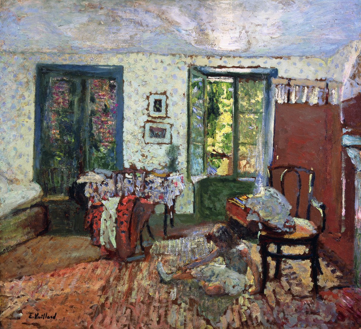 Annette dans un intérieur, vers 1903 - Edouard Vuillard