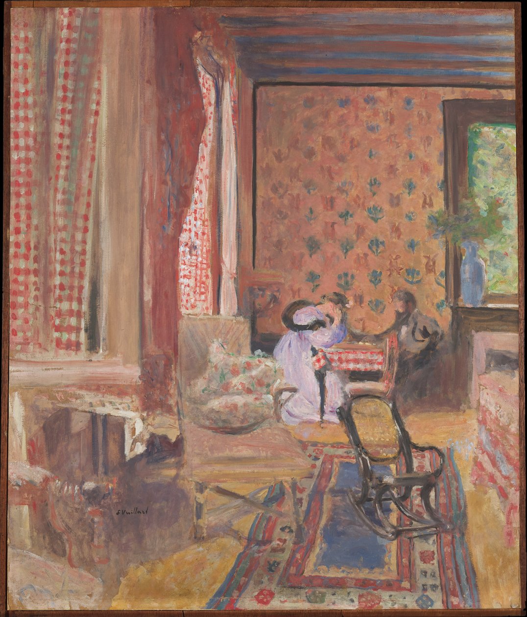 Beim Brettspiel - Edouard Vuillard