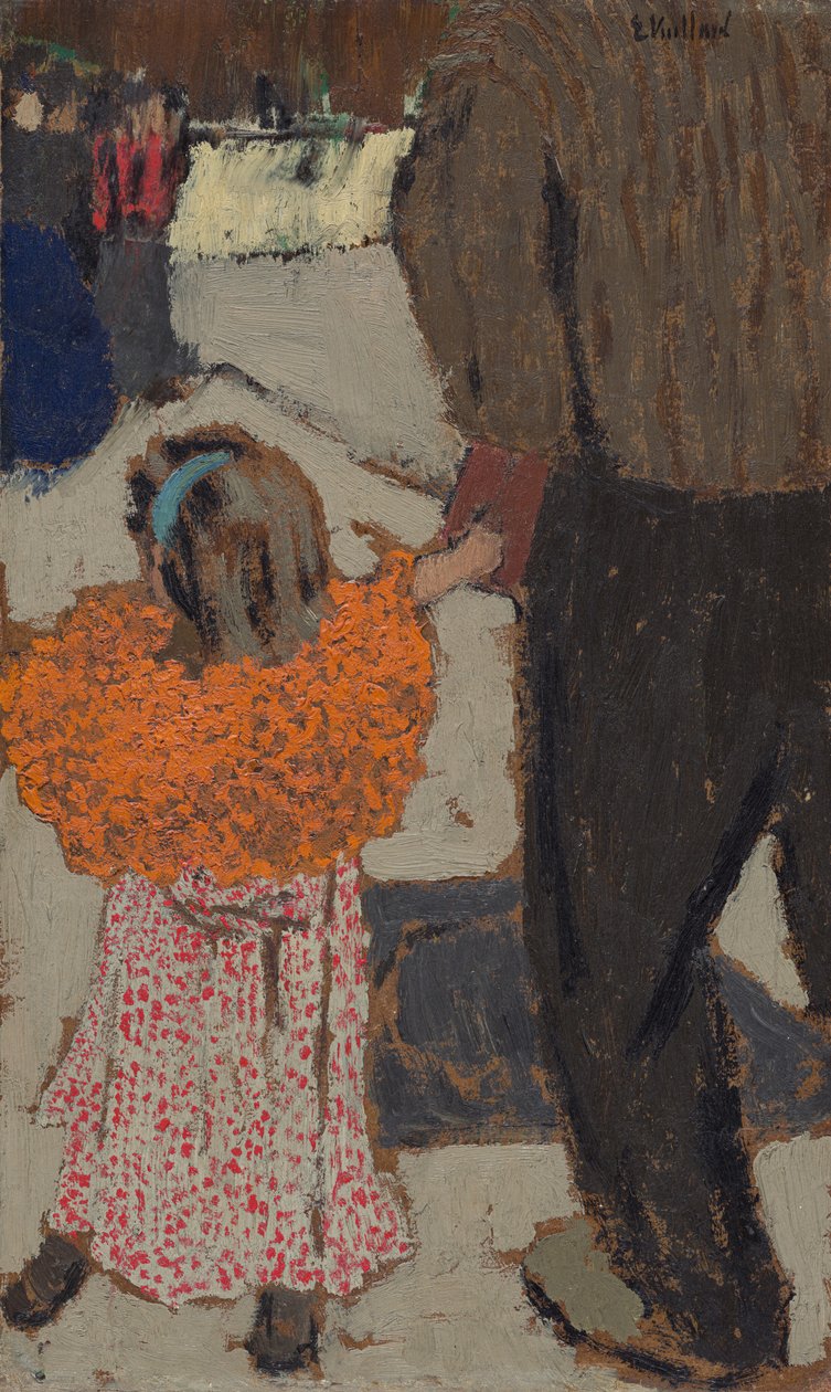 Kind mit rotem Schal - Edouard Vuillard