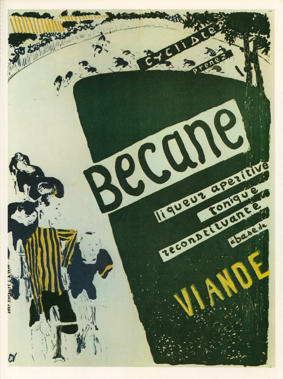 Edouard Vuillard: Becane - liqueur aperitive tonique … (litho) - Edouard Vuillard