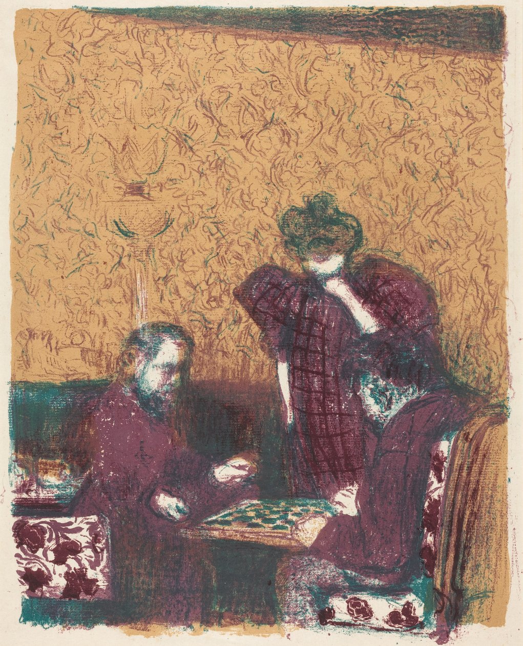 Das Damespiel - Edouard Vuillard