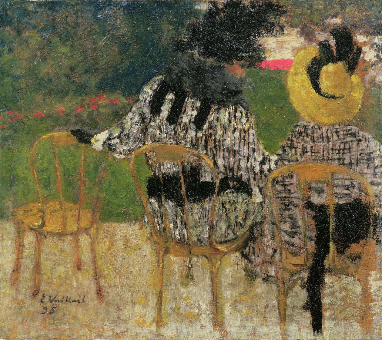 Dans les jardins des Tuileries, 1895 - Edouard Vuillard