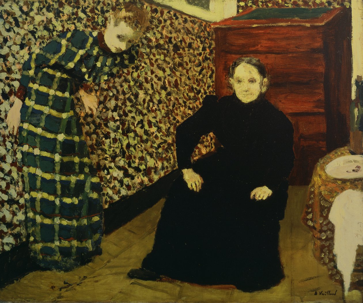 Intérieur, mère et sœur de l
