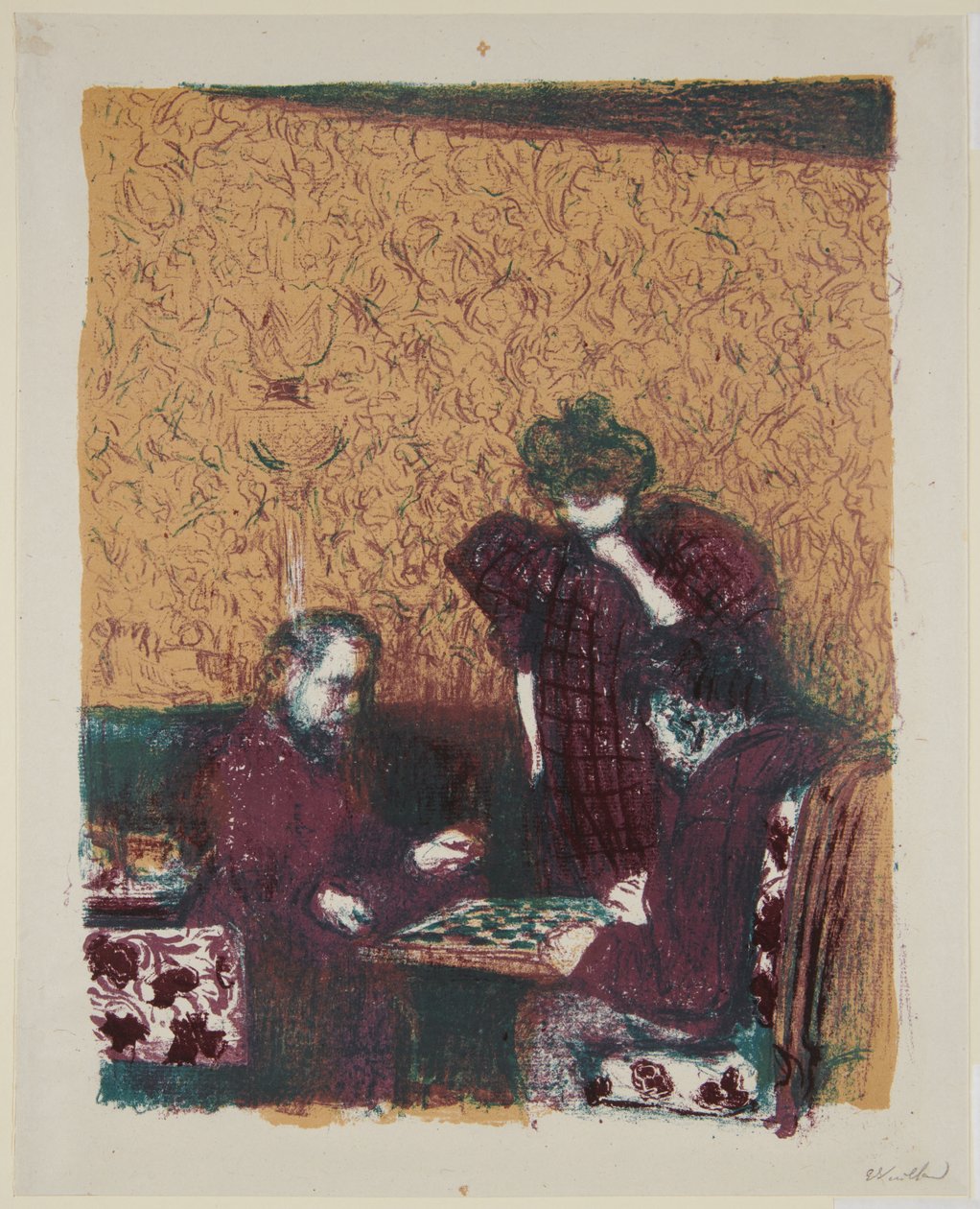 Landschaften und Innenräume: Das Dame-Spiel - Edouard Vuillard