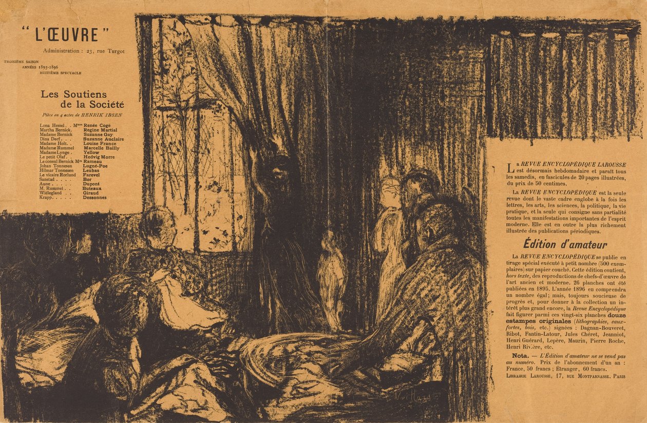 Die Stützen der Gesellschaft - Edouard Vuillard