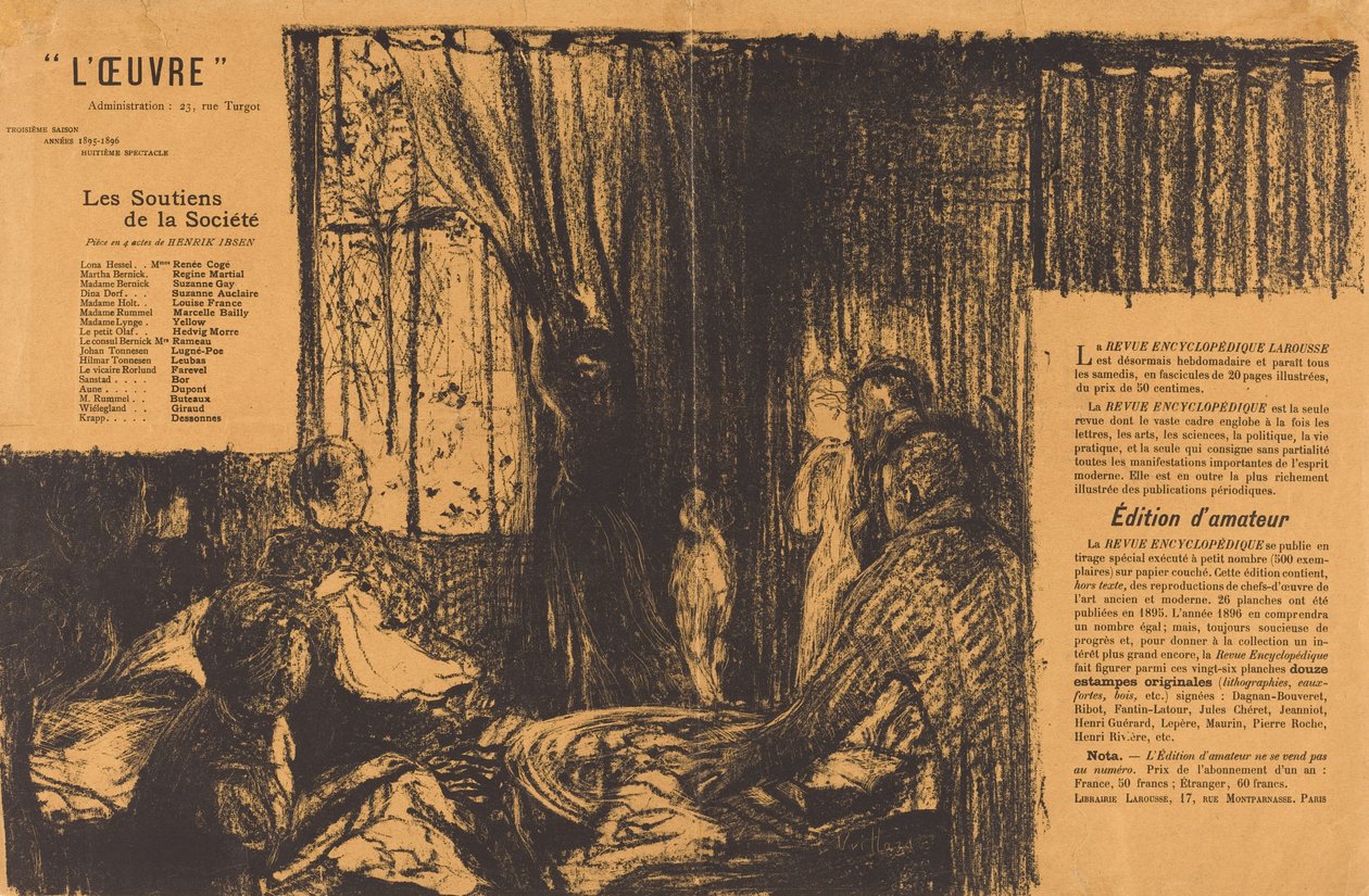 Les Soutiens de la société, 1896 - Edouard Vuillard