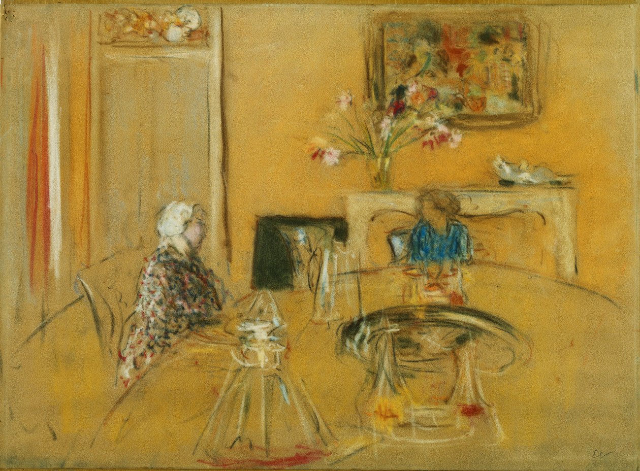 Le Déjeuner au Château des Clayes, c. 1935 - Edouard Vuillard