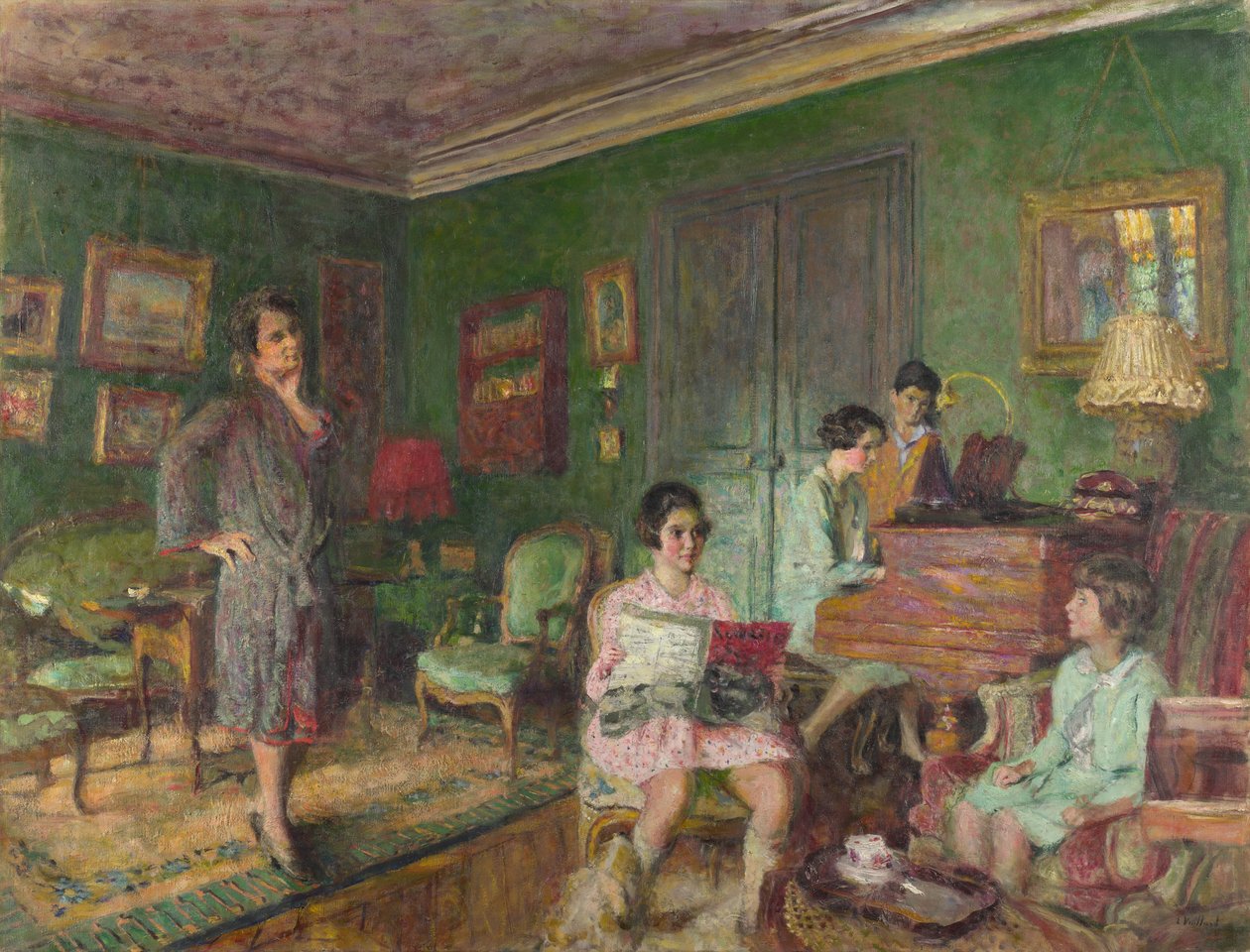 Madame André Wormser et ses enfants, 1927 - Edouard Vuillard