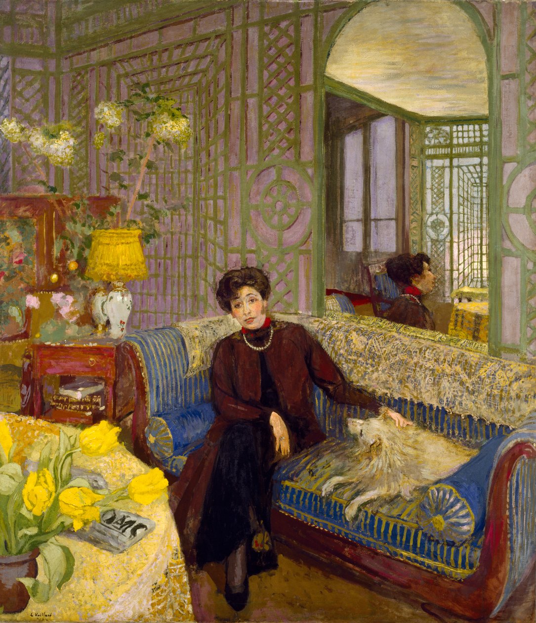 Portrait de Marcelle Aron, épouse de Tristan Bernard (1866-1947) 1914 - Edouard Vuillard