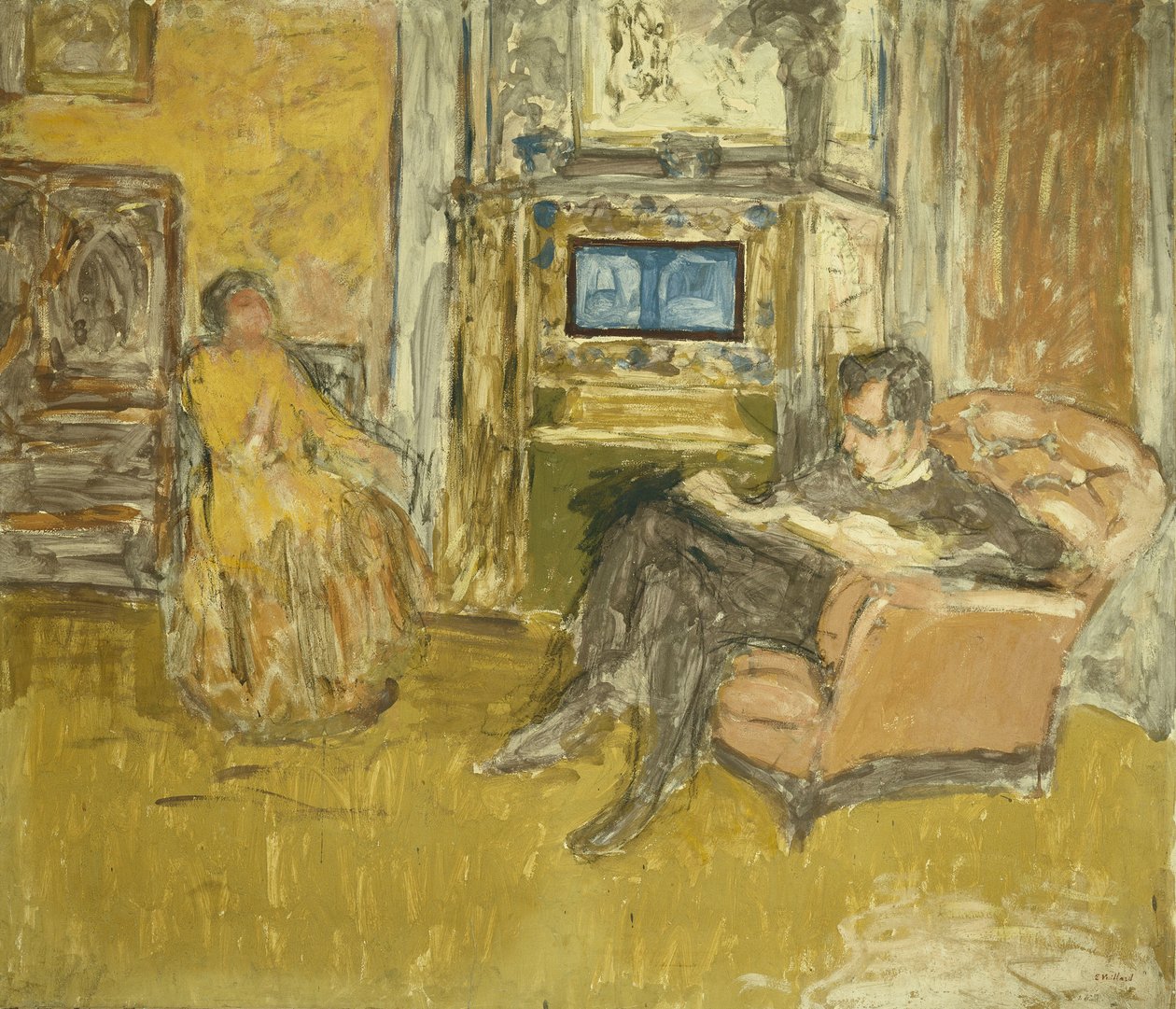 Étude pour un portrait de M. - Edouard Vuillard