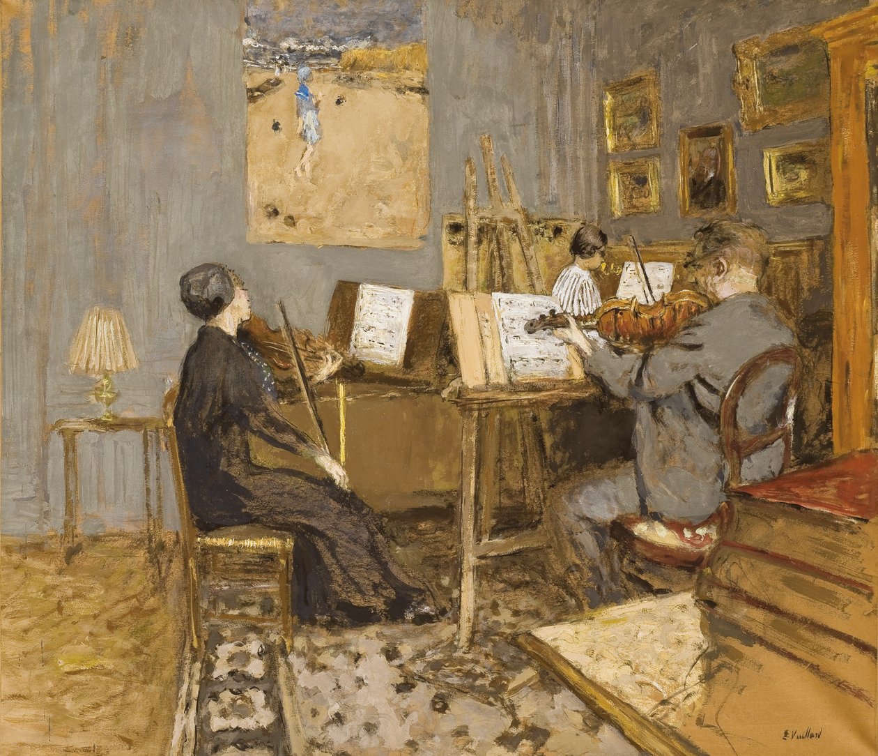 Le concert matinal, place Vintimille, 1937-1938 - Edouard Vuillard
