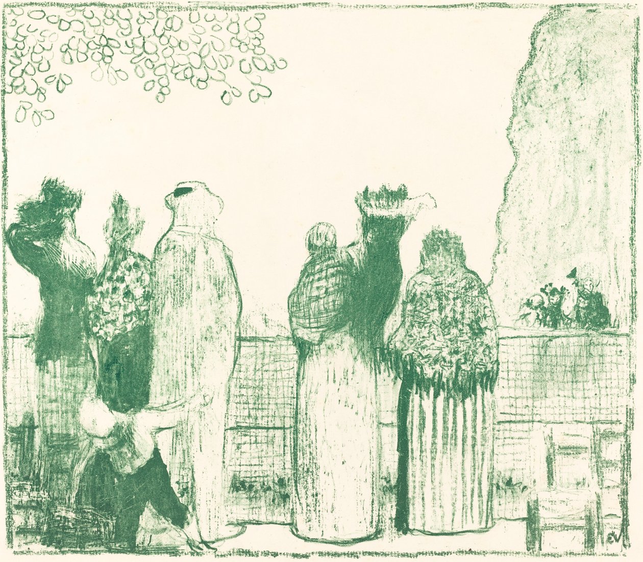 Les jardins des Tuileries, 1895 - Edouard Vuillard