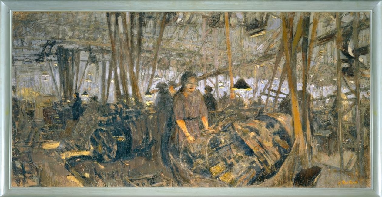 Usine de fabrication d’armements à Lyon: les tours - Edouard Vuillard