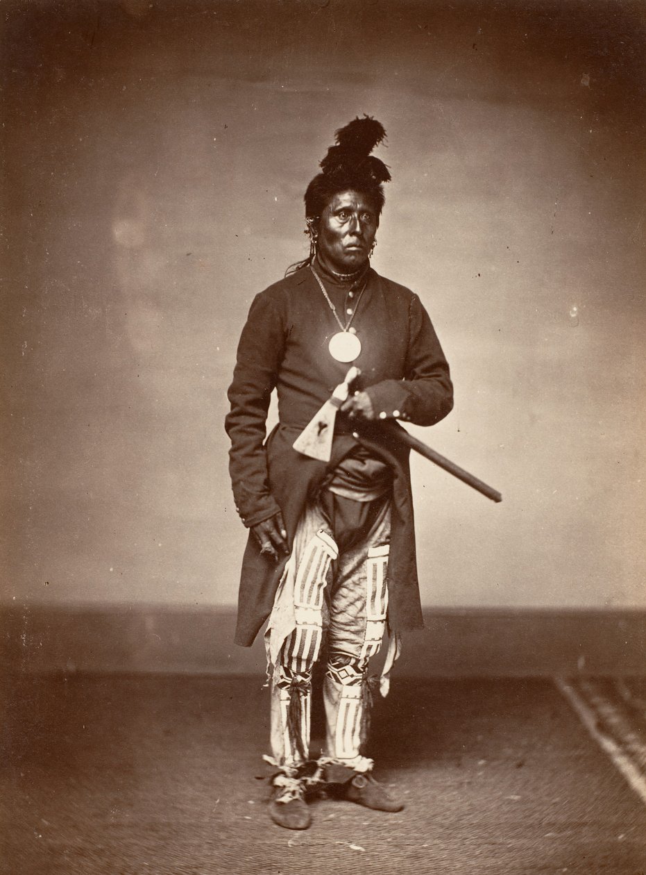 Ti ra wa hut Re sa ru Chef du Ciel, vers 1867 - Edric L. Eaton.