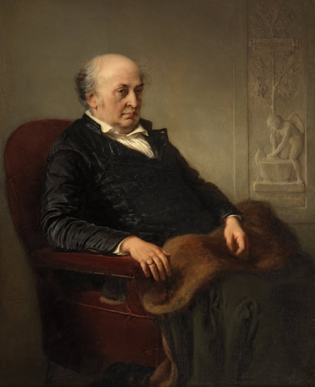 French : Le peintre Wilhelm von Schadow The painter Le peintre Wilhelm von Schadow - Eduard Bendemann