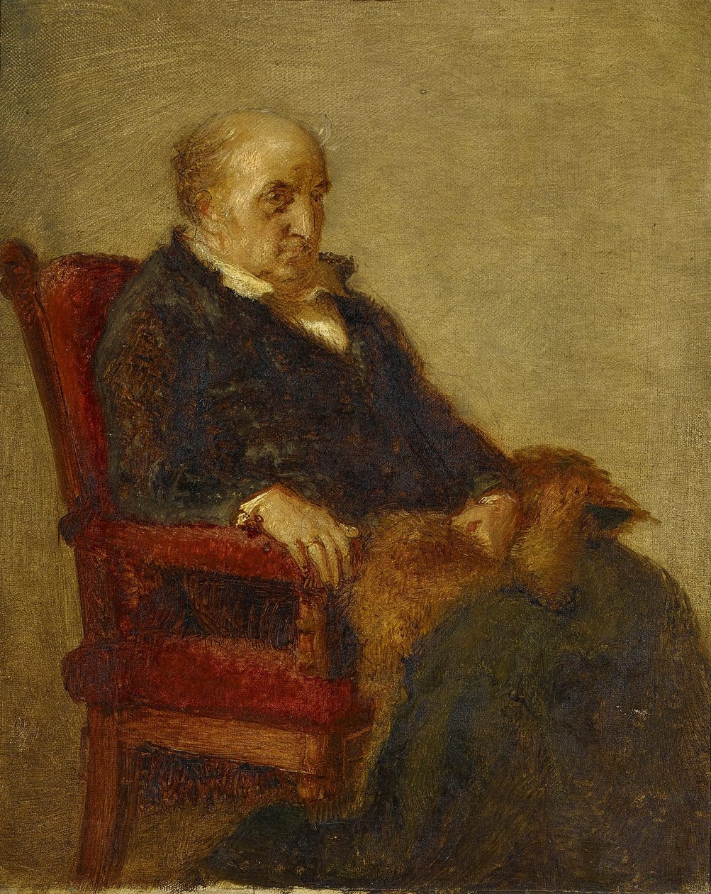 French : Étude pour le portrait de Wilhelm von Schadow Study for the portrait of Wilhelm von Schadow - Eduard Bendemann