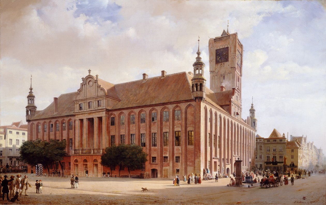 Hôtel de ville à Thorn - Eduard Gaertner