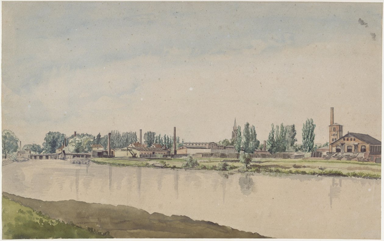 Les usines Borsig à Moabit - Eduard Gaertner