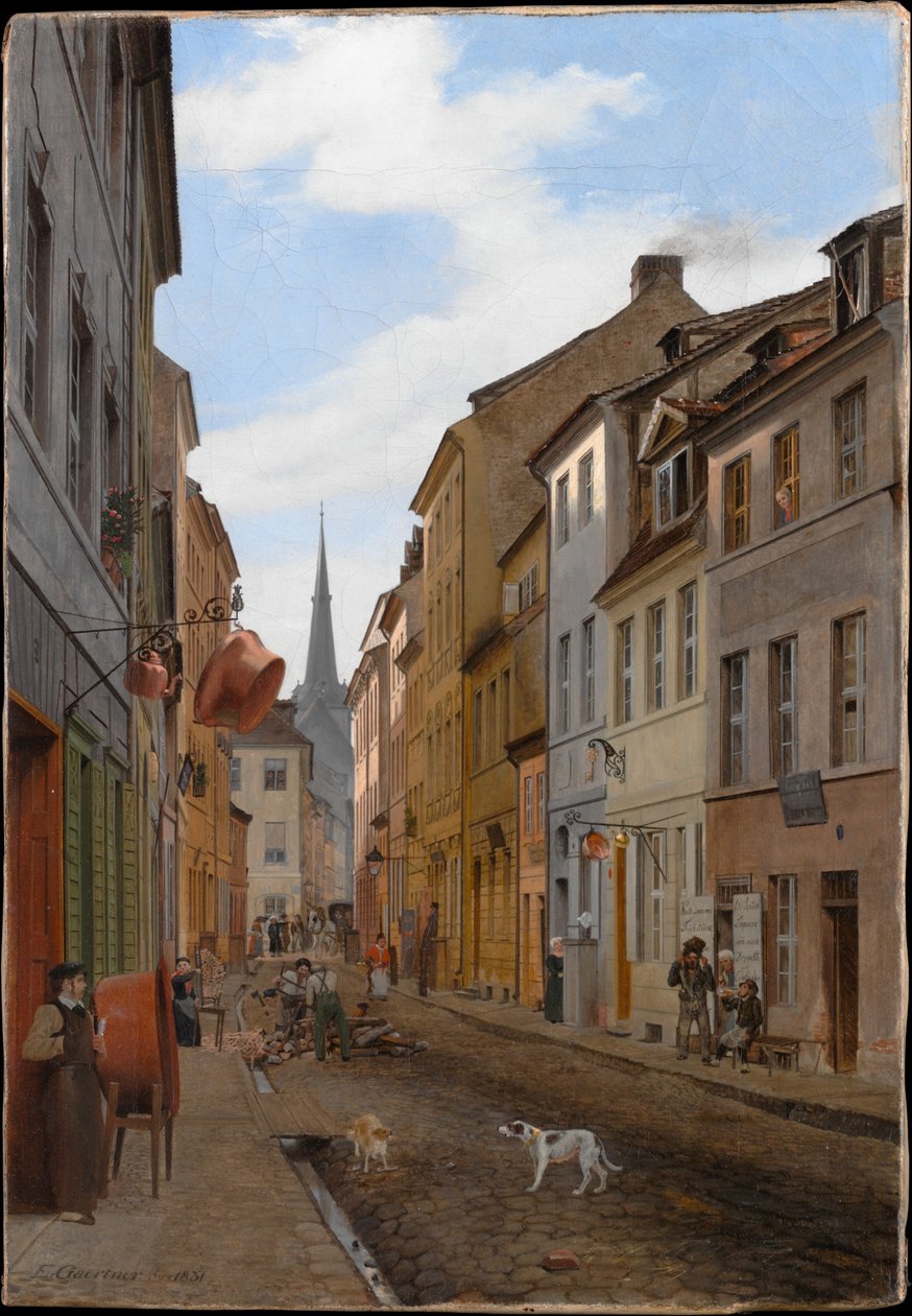Parochialstrasse à Berlin - Eduard Gaertner