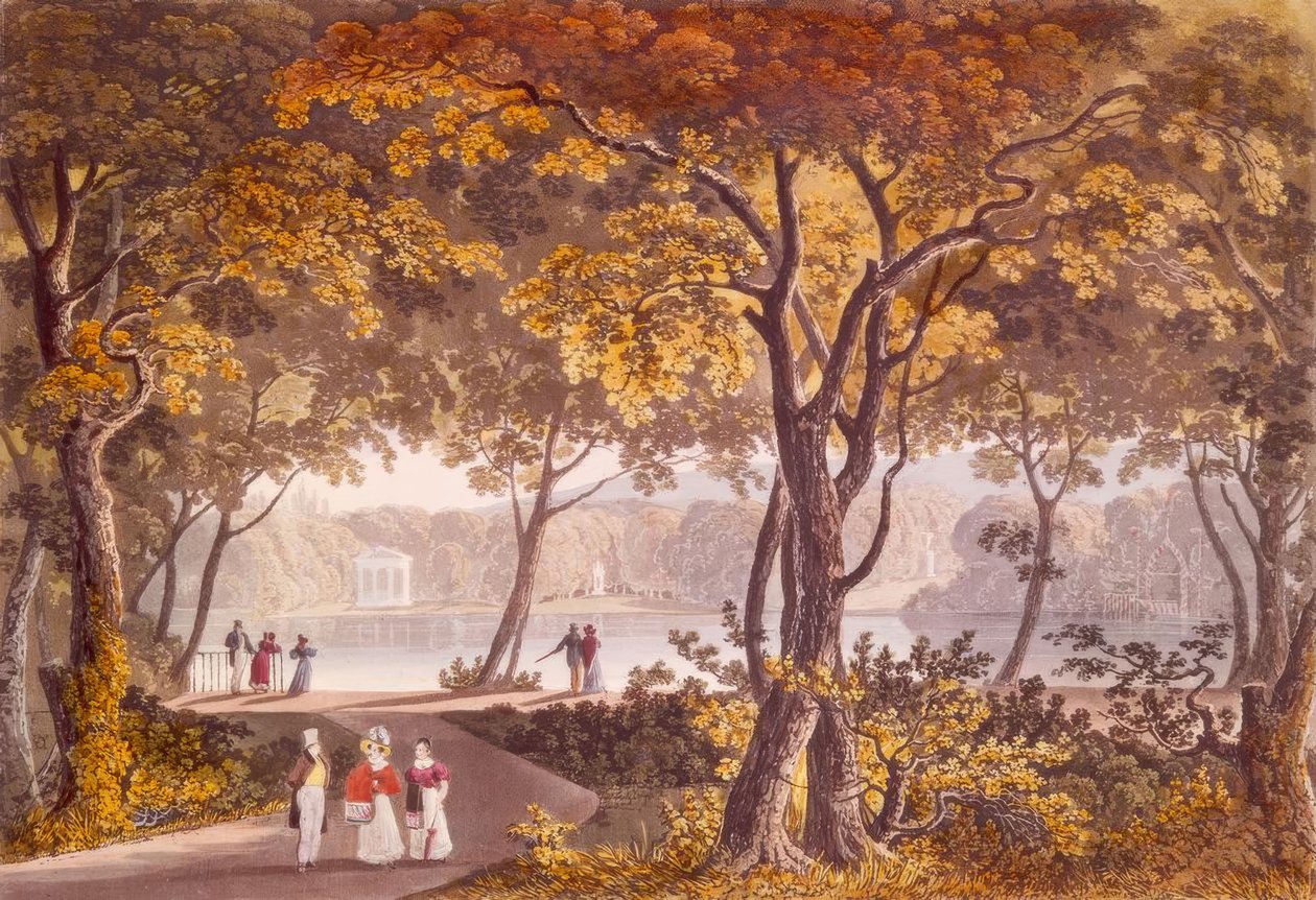 Töplitz. Le jardin du château - Eduard Gurk
