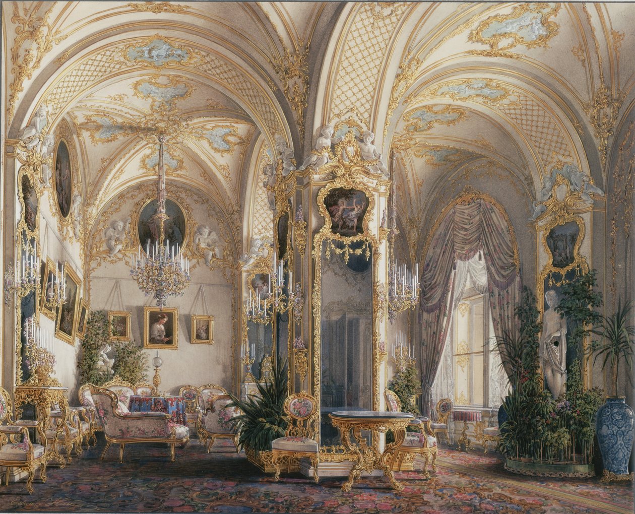 Intérieurs du Palais d
