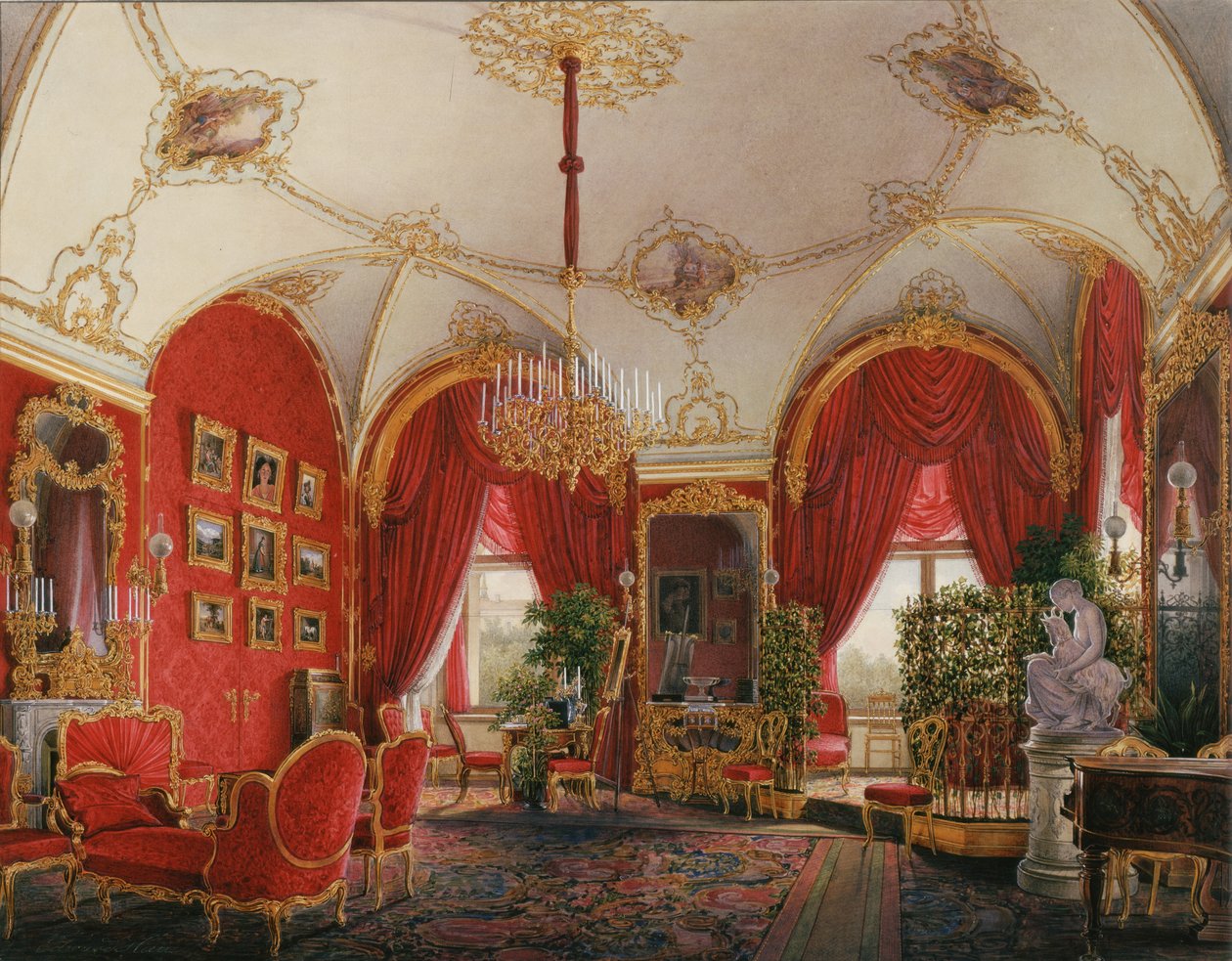Intérieurs du Palais d