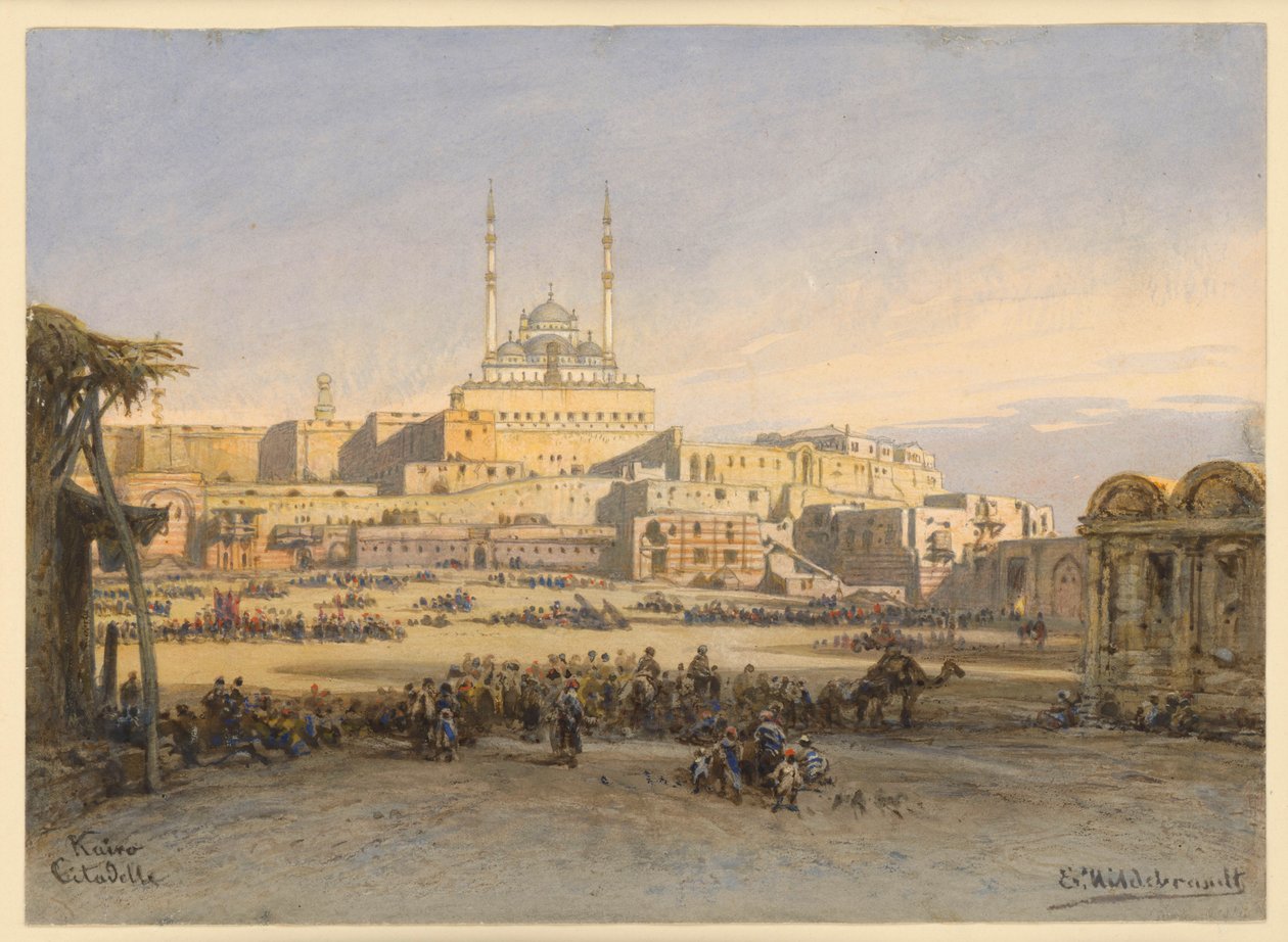 La citadelle du Caire - Eduard Hildebrandt