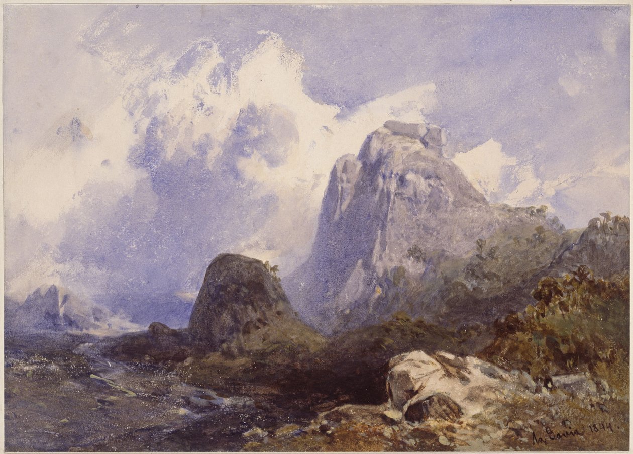 La Gavea à Rio de Janeiro - Eduard Hildebrandt