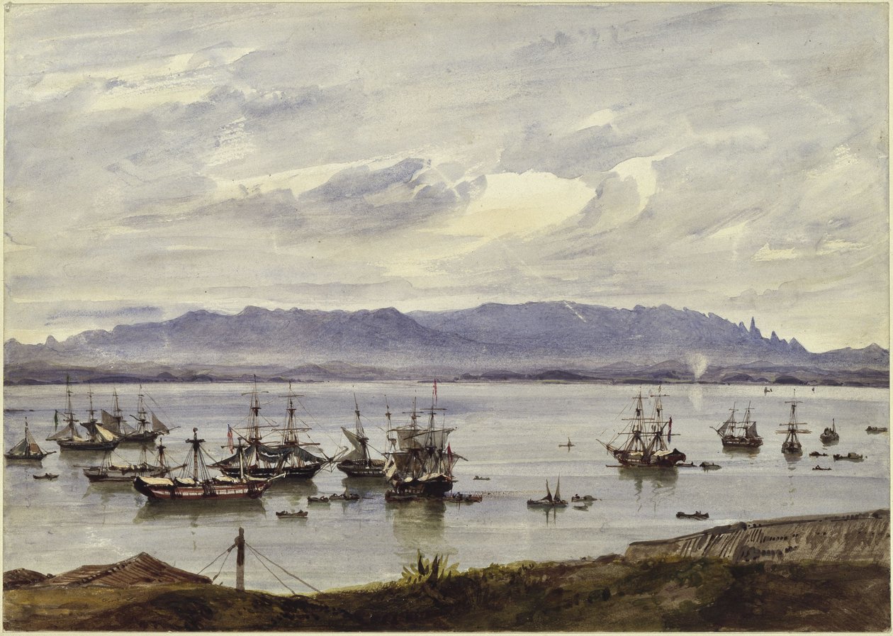 Panorama de Rio de Janeiro - Eduard Hildebrandt