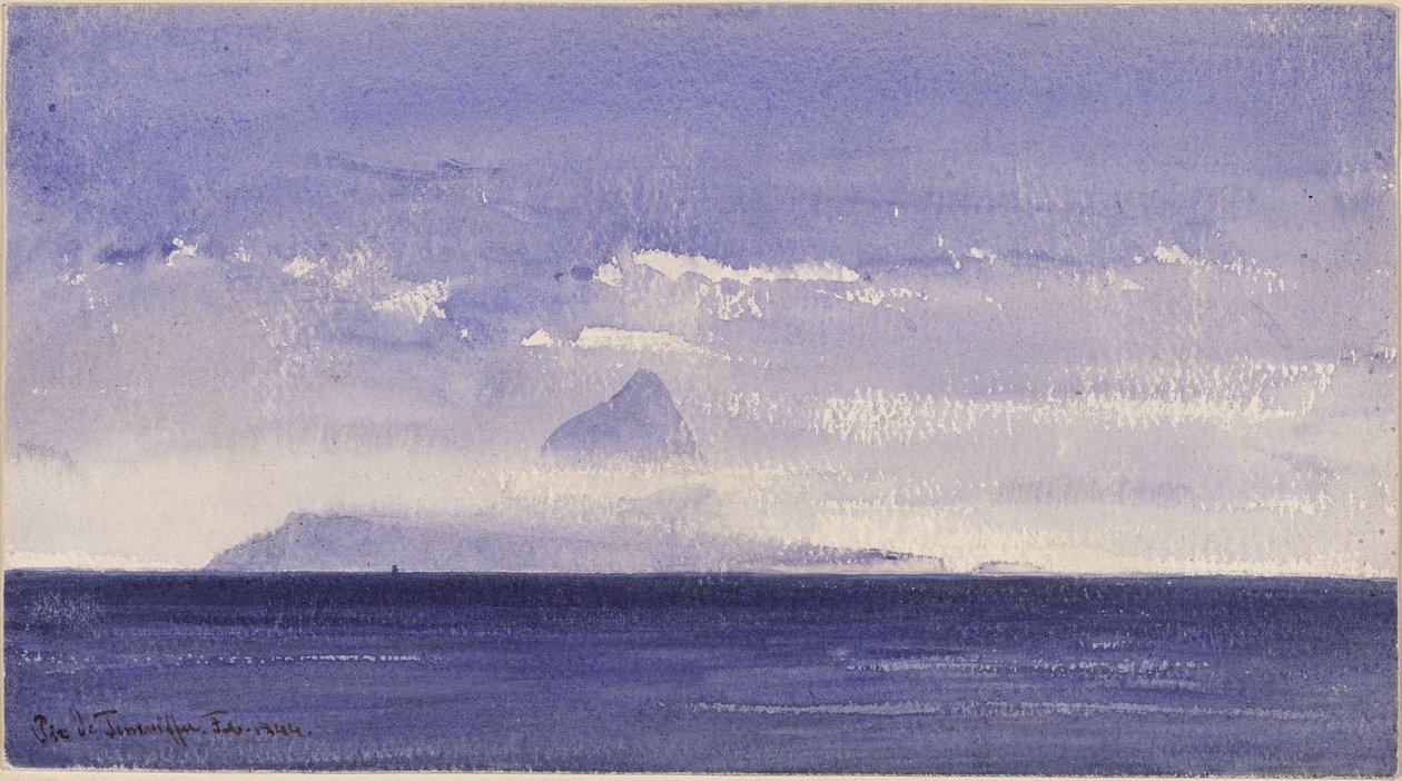 Pic de Tenerife - Eduard Hildebrandt