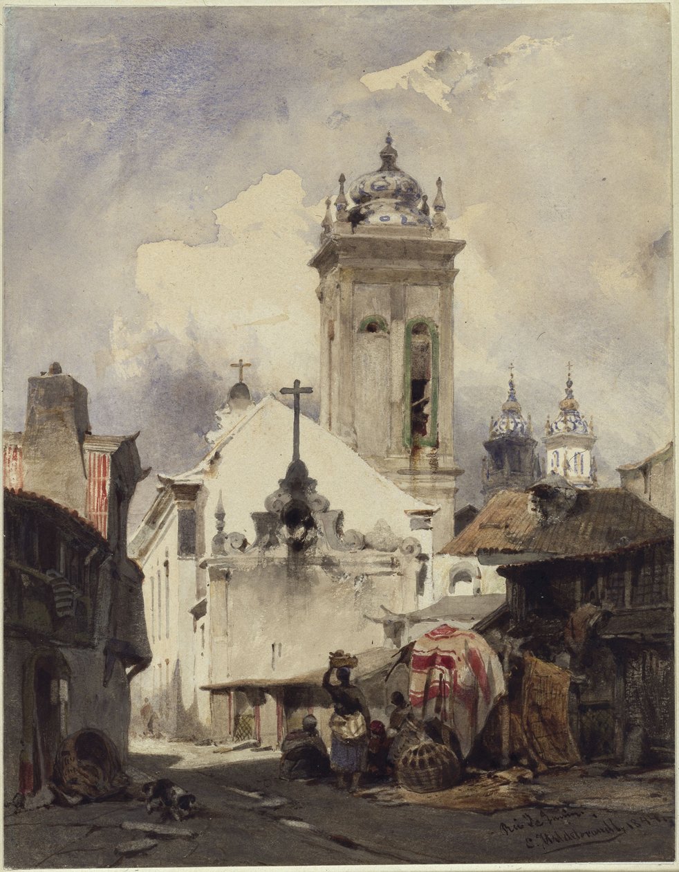 Rio de Janeiro, église Santa Rita - Eduard Hildebrandt