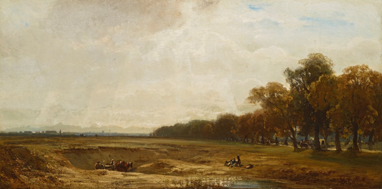 Carrière de sable sur l
