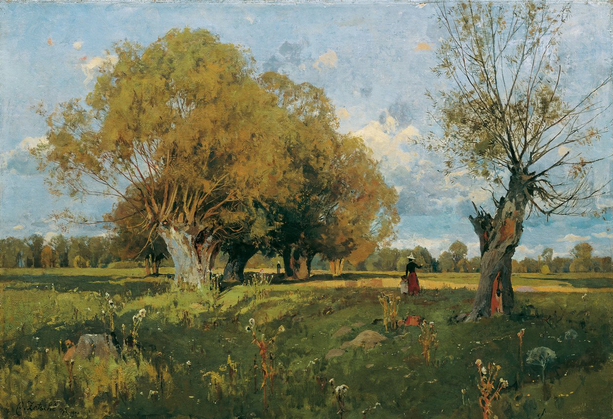 Paysage à Lichtenwörth - Eduard Zetsche